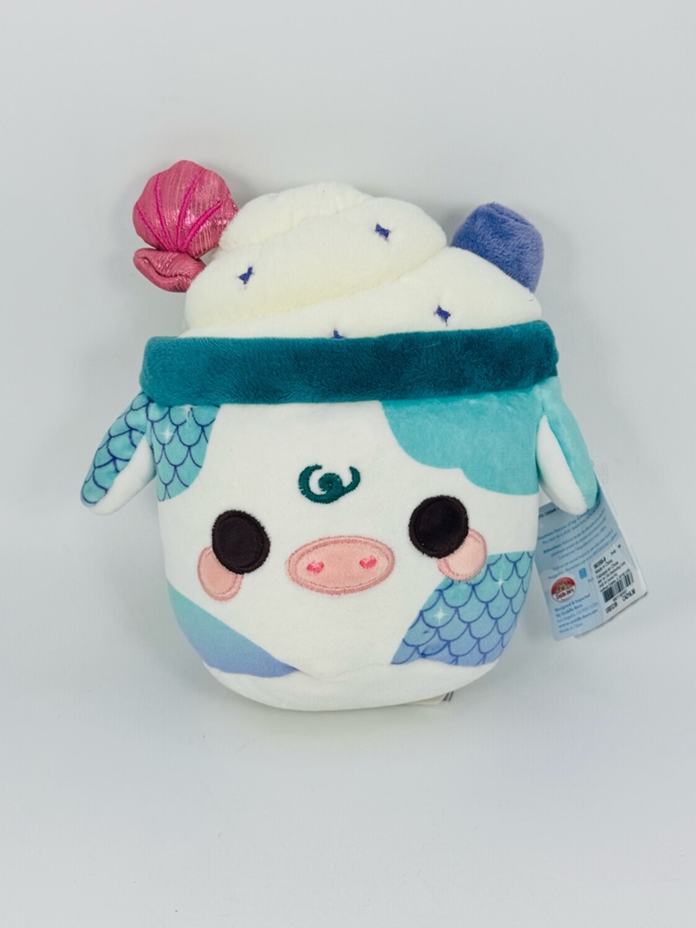 Mermaid Mooshake Cow Plush Goals Cuddle Barn 2023 6” W/Tag